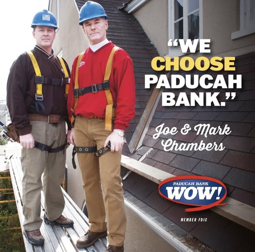 Chambers Roofing Chooses Paducah Bank